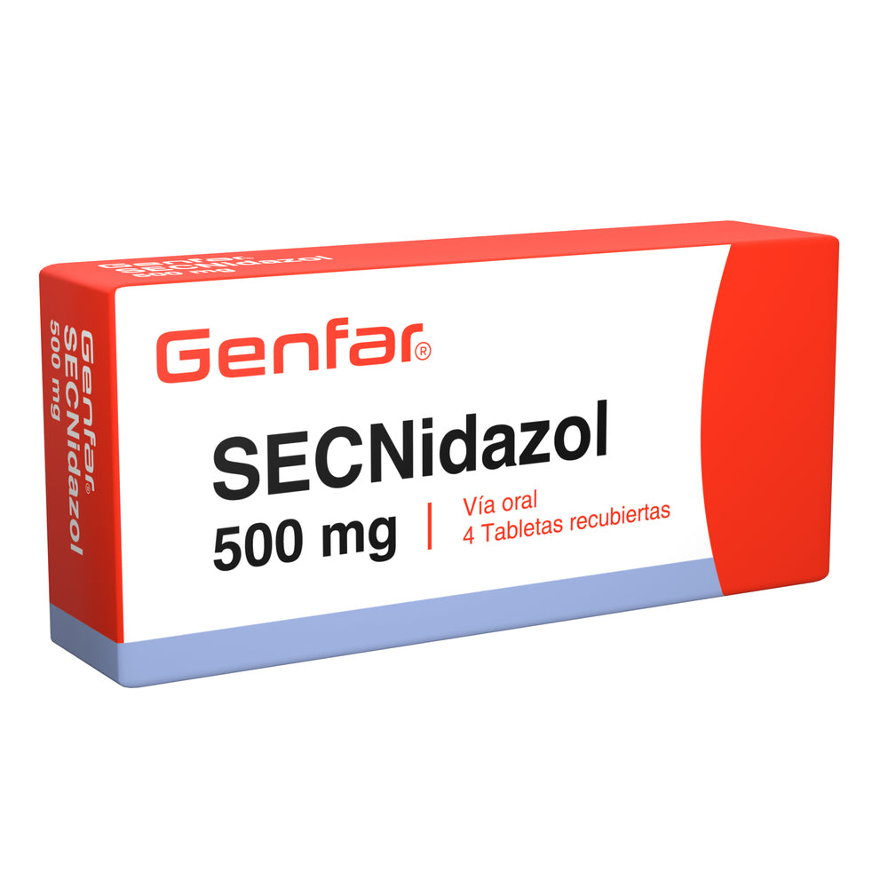 Secnidazol 500 mg 4 tabletas GF