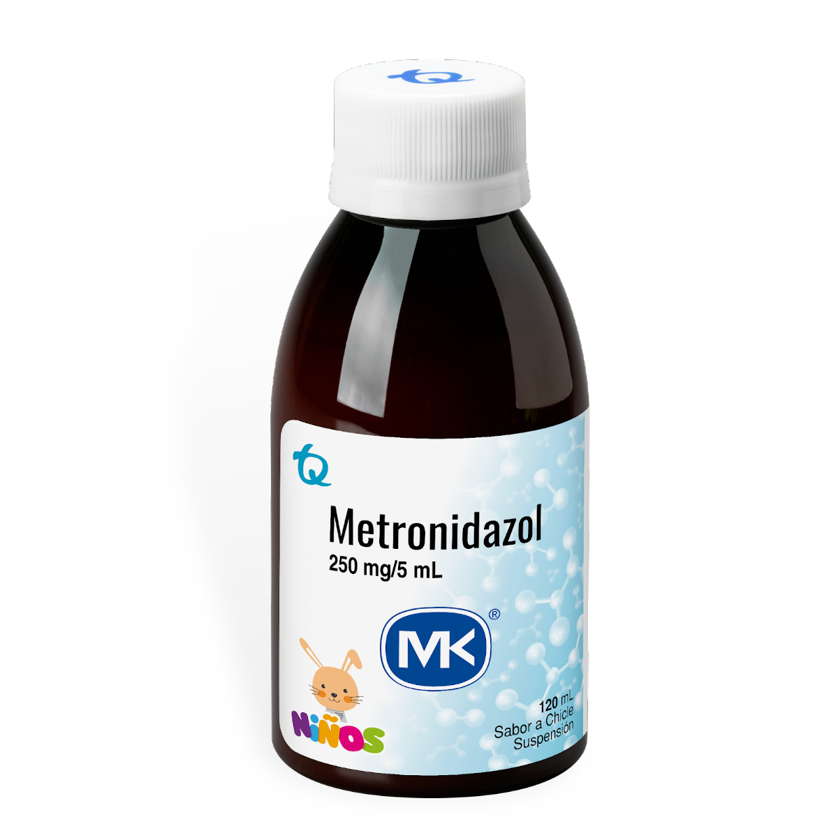 Metronidazol 250 mg suspensión 120 ml MK