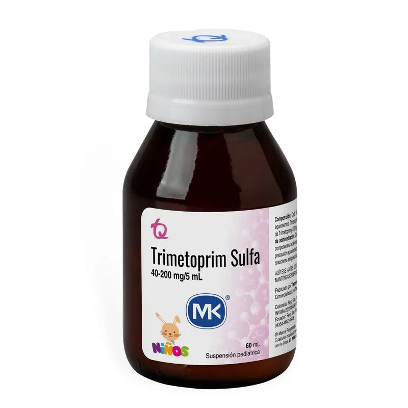 TRIMETROPRIM SULFA 40/200  5 ML 60 ML MK