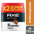 Pack x2 Desodorante Axe Seco Spray Dark Temptation 152 ml