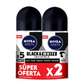 Desodorante Nivea Roll On Invisible Black & White 50 ml Hombre