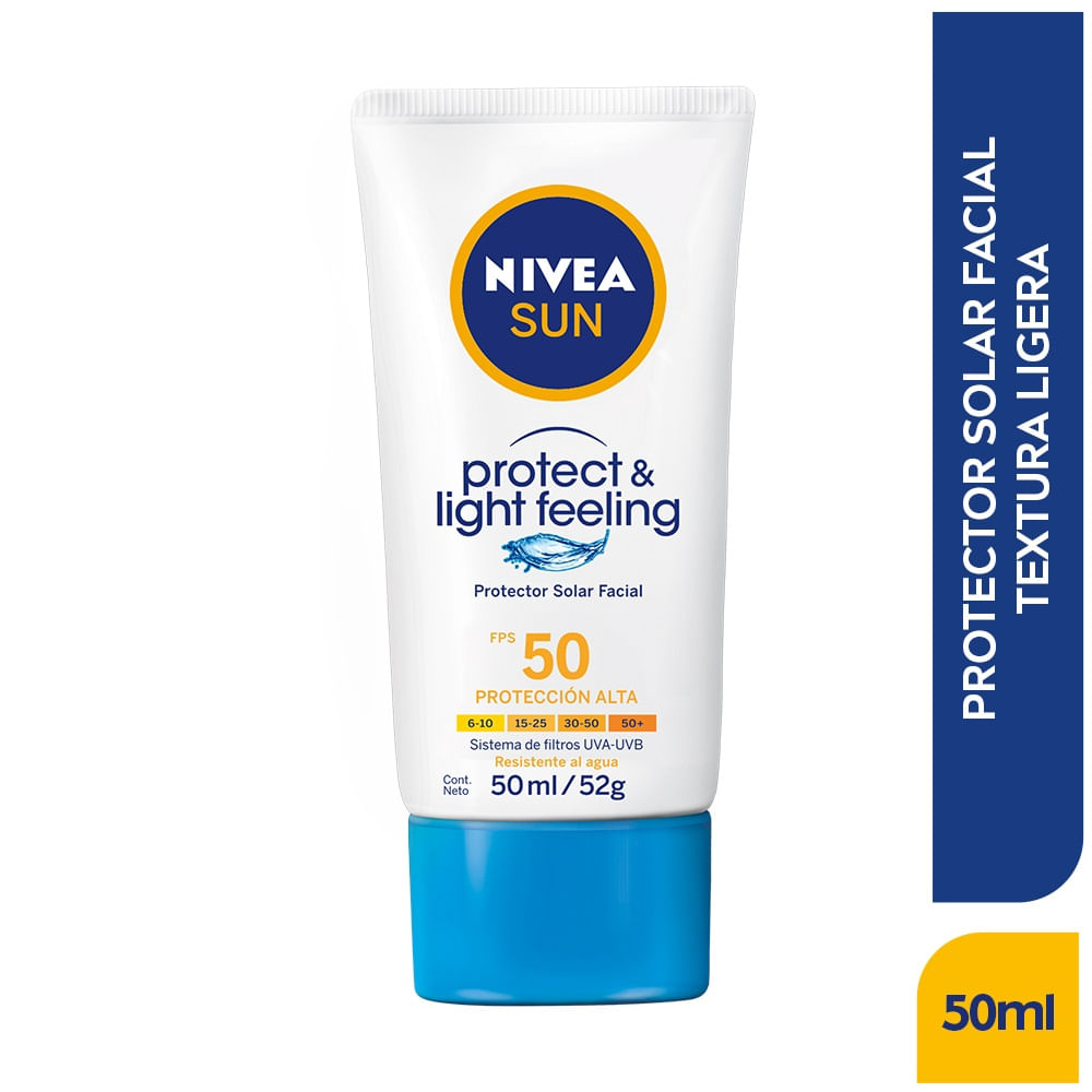 BLOQ.NIVEA SUN FACIAL FPS50 LIGHT 50 ML