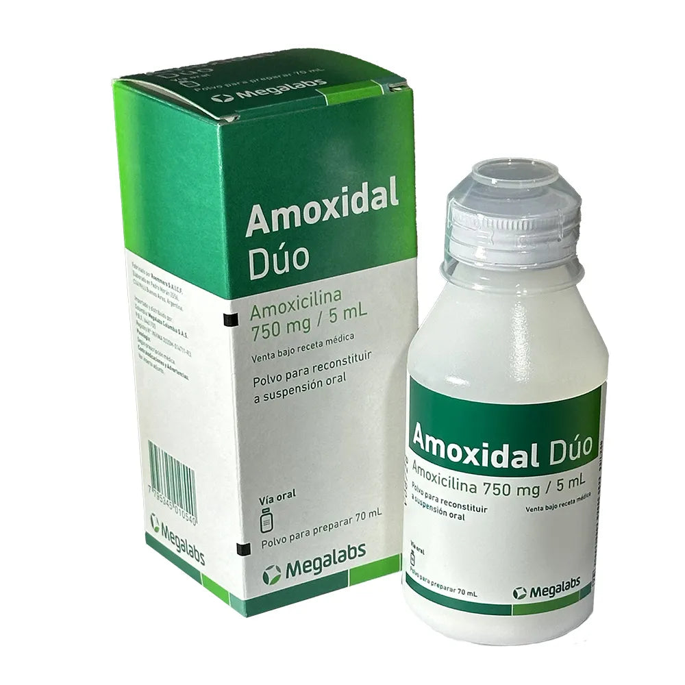 AMOXIDAL DUO 750 MG / 5 ML 70 ML MEGALABS