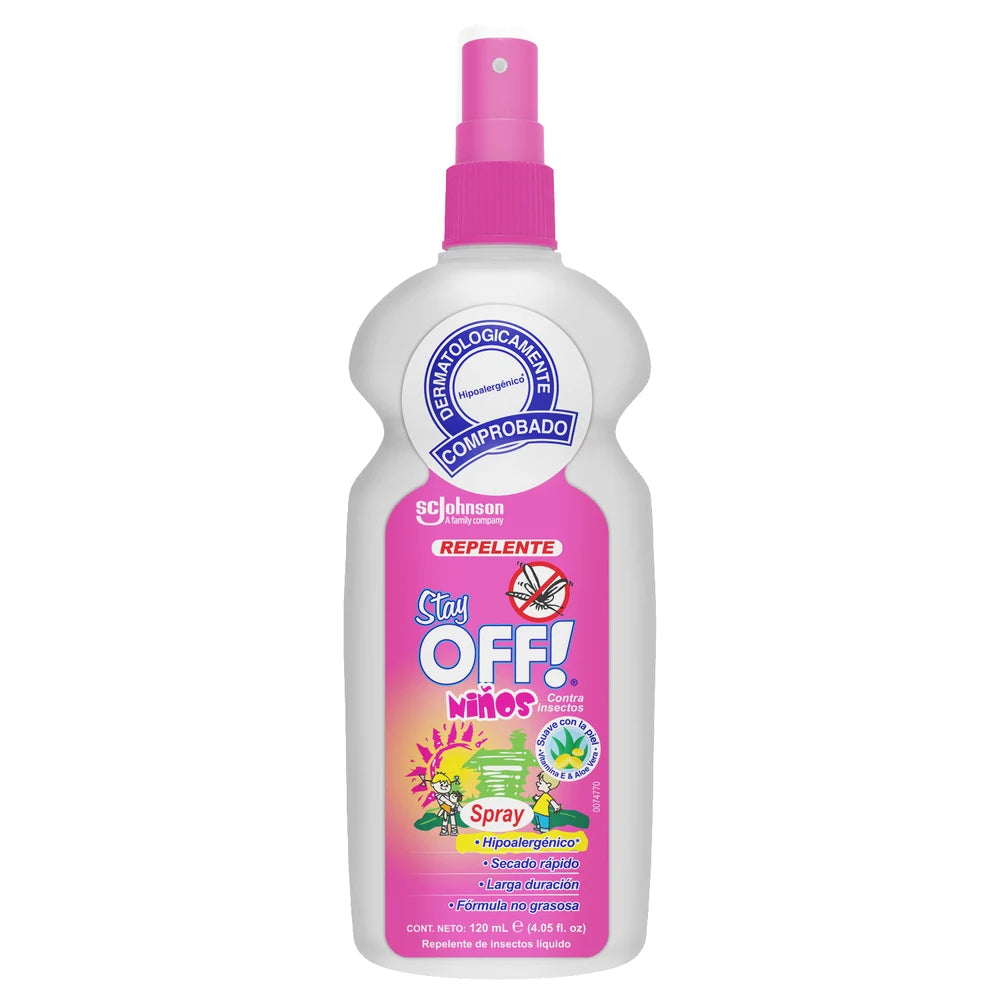 Repelente Stay Off Spray Niños 120 ml