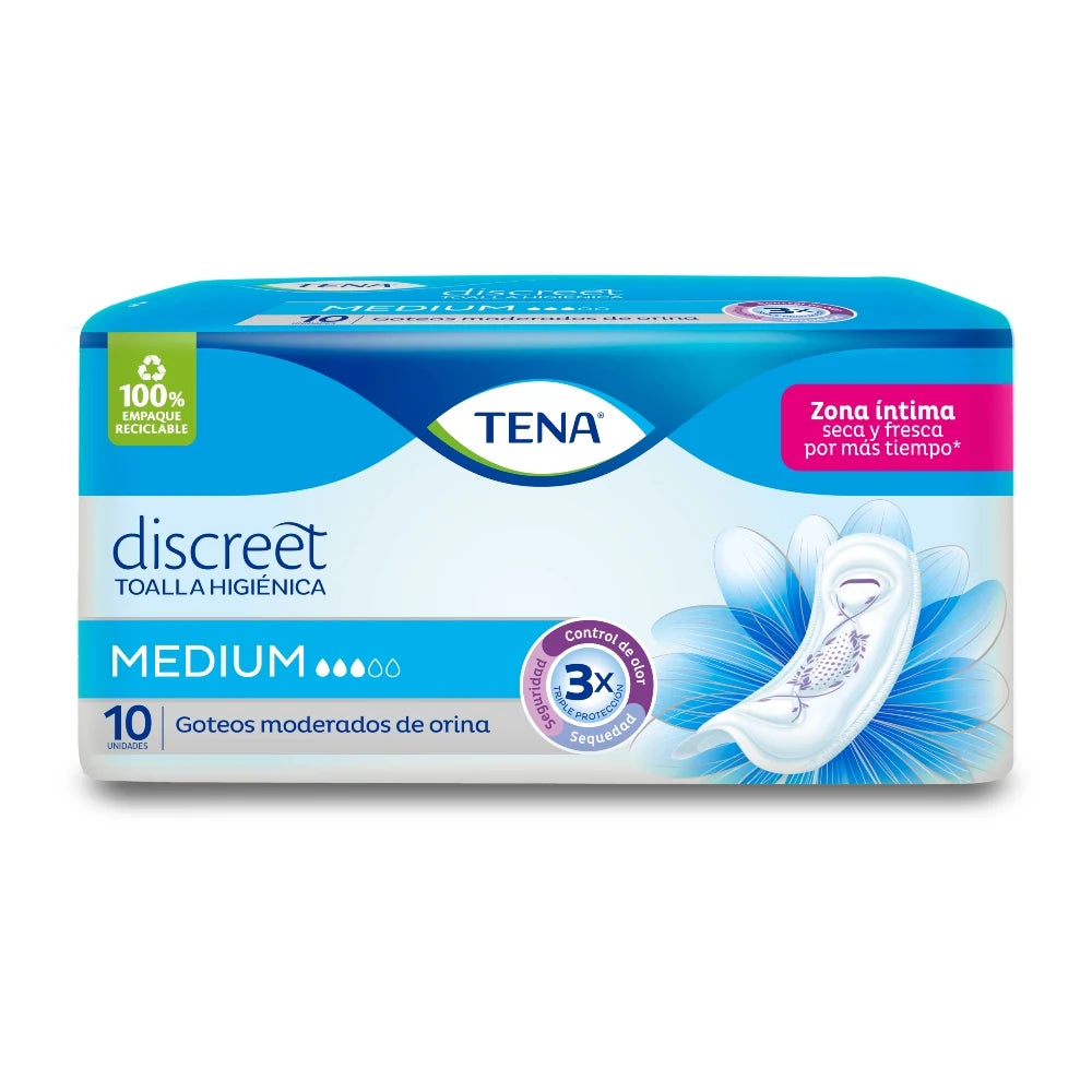 Toallas Tena Mujer Medium 30 Unidades