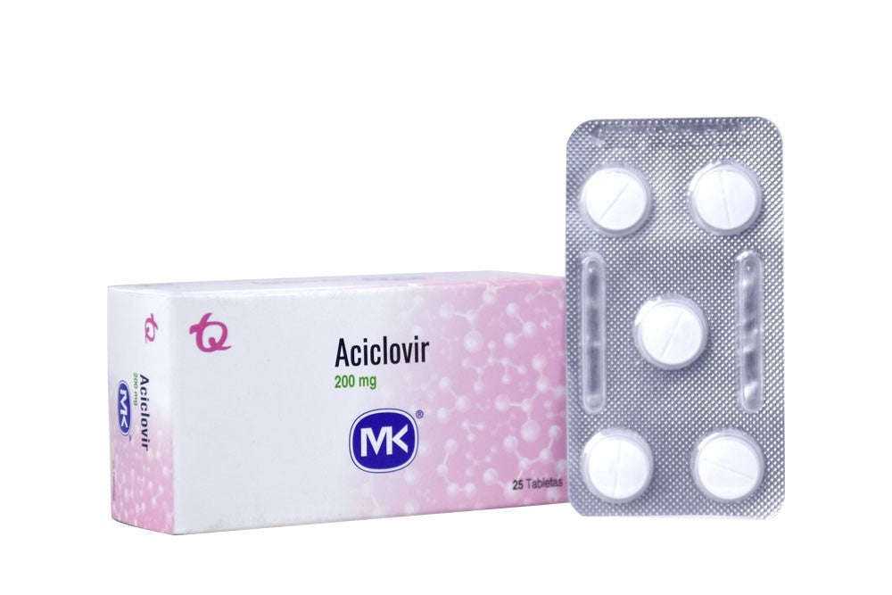 ACICLOVIR 200 MG X 25  TABLETAS MK