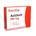 ACICLOVIR 800 MG X 10 TABLETAS GENFAR