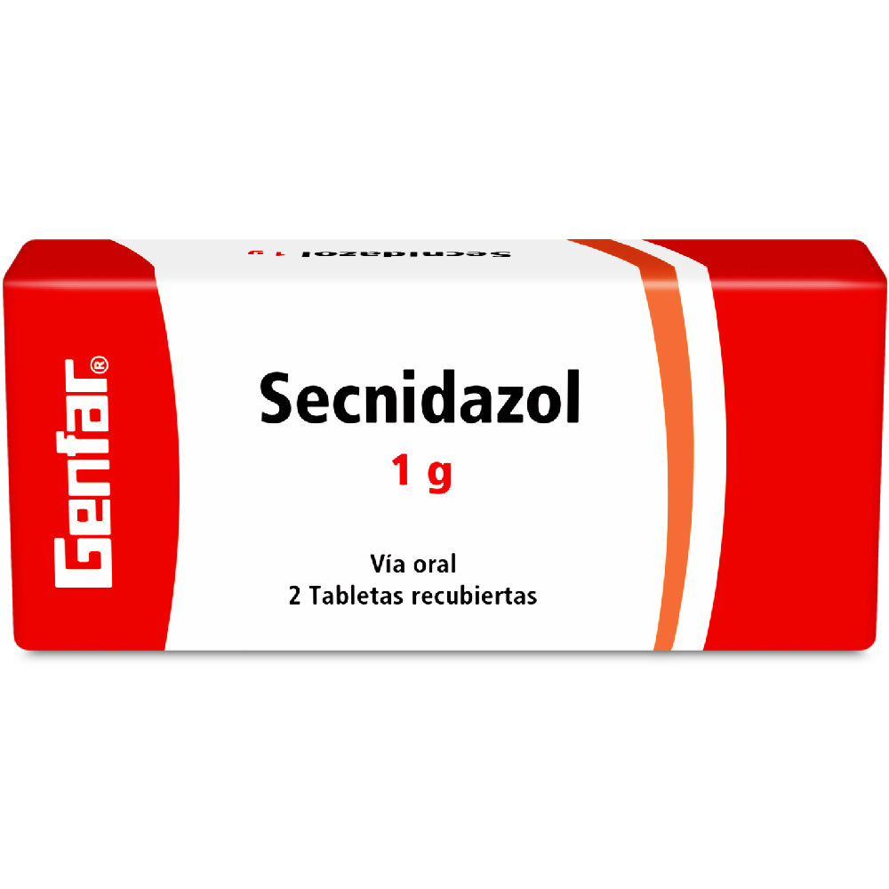 Secnidazol 1 g 2 tabletas GF
