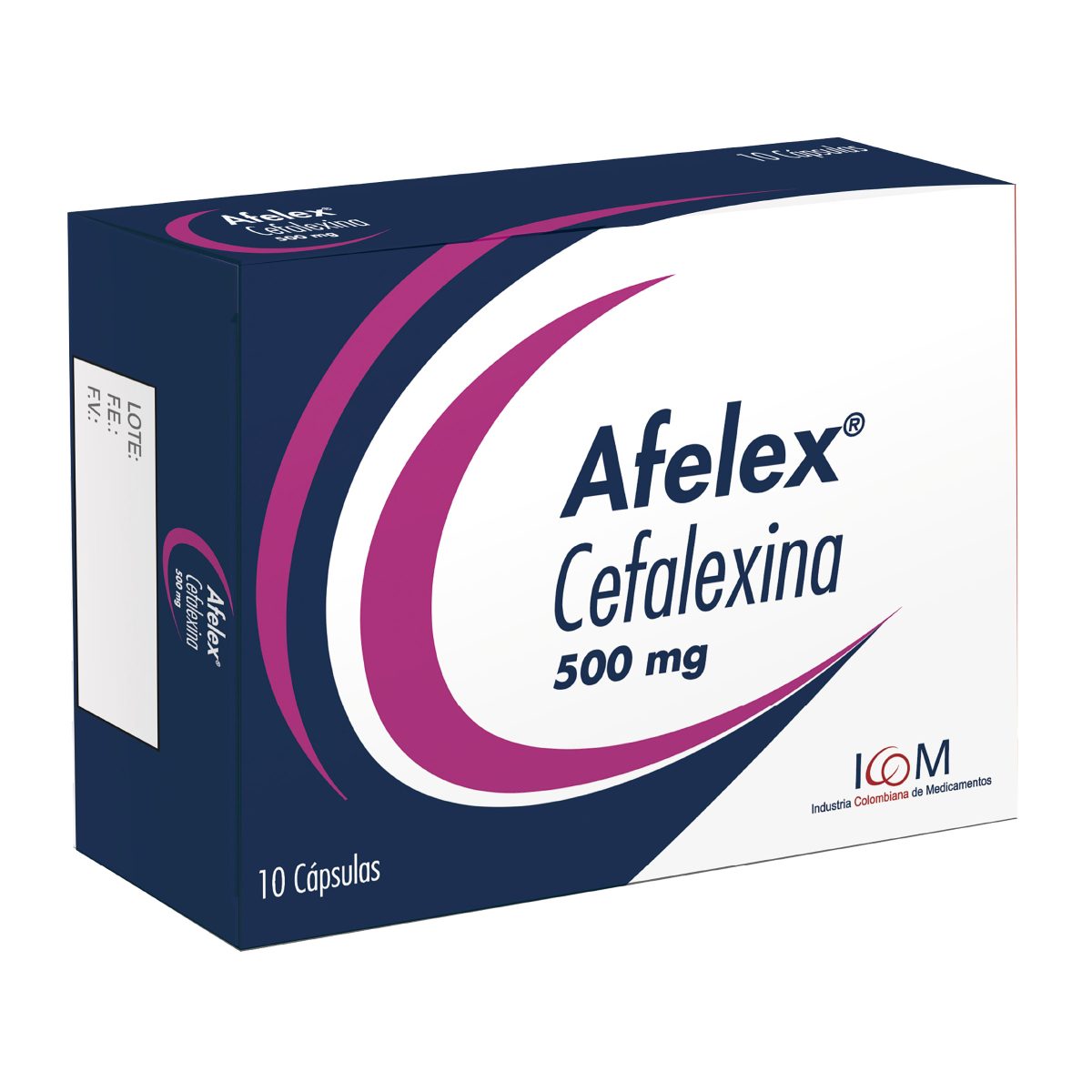 AFELEX CEFALEXINA 500 MILIGRAMOS CAJA X 10 CAPSULAS