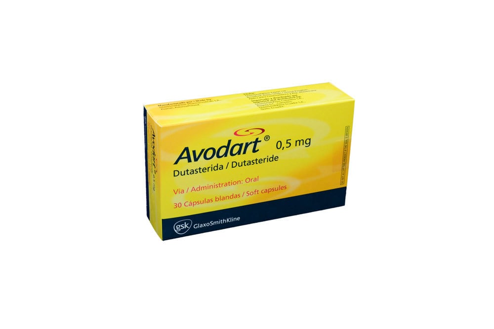 AVODART 0,05 MG (DUTASTERIDE ) X 30 CAPSULAS