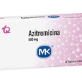 AZITROMICINA TABLETAS  500  MILIGRAMOS CAJA DE 3 TABLETAS MK