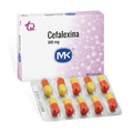 CEFALEXINA 500 MILIGRAMOS CAJA X 10 CAPSULAS MK