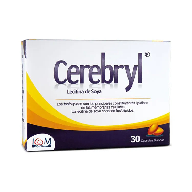 CEREBRYL LECITICINA DE SOYA X 30 CAPSULAS BLANDAS