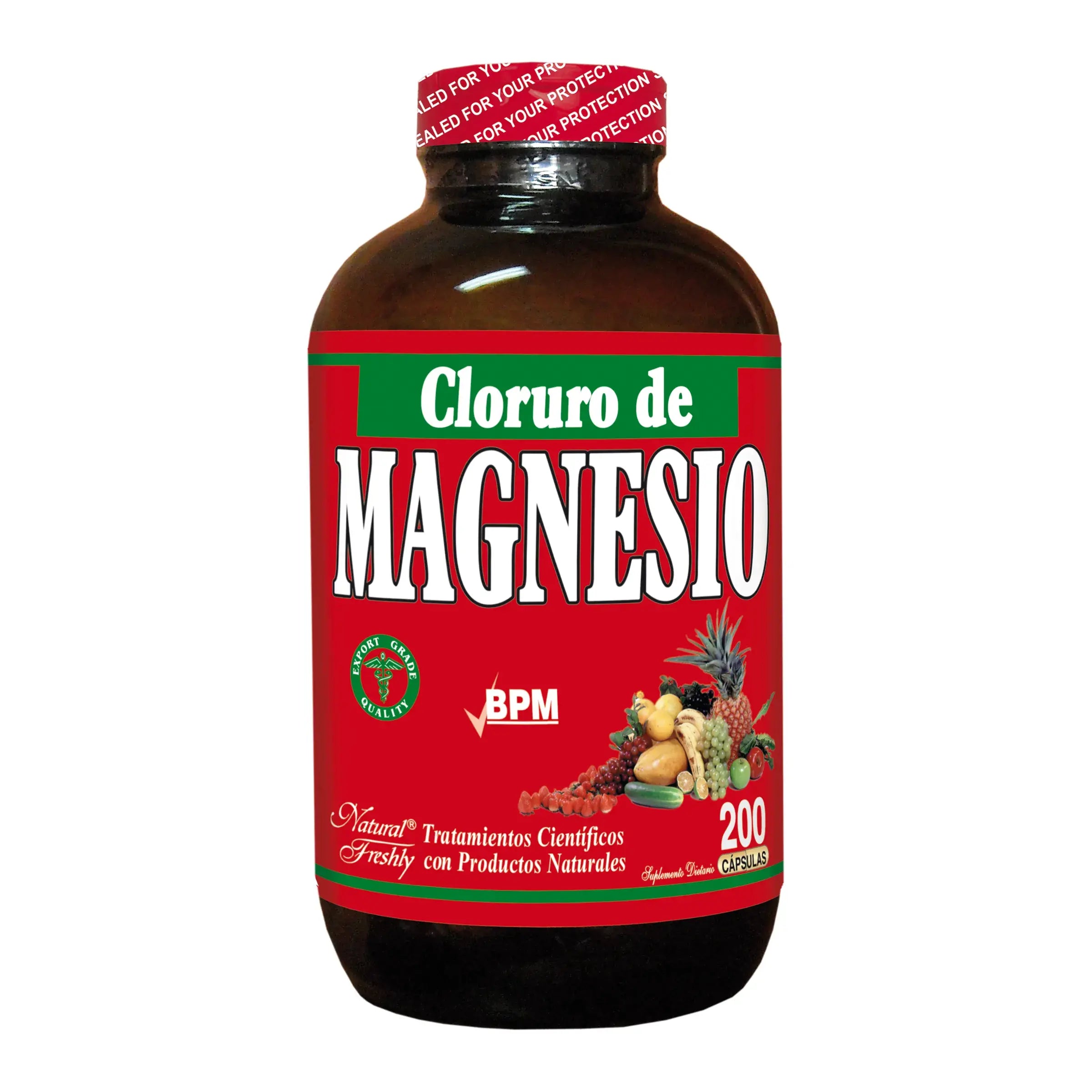 CLORURO DE MAGNESIO X 200 CAPSULAS NATURAL FRESHLY