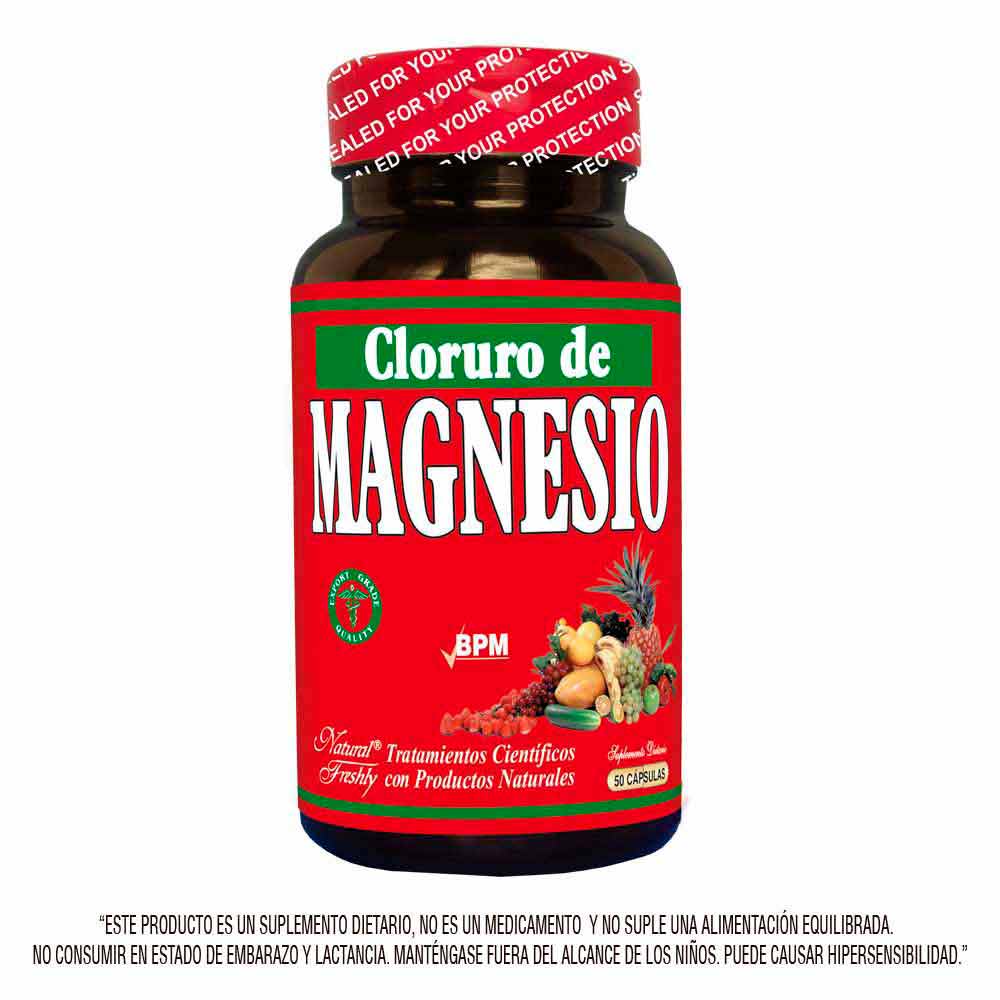 CLORURO DE MAGNESIO X 50 CAPSULAS NATURAL FRESHLY