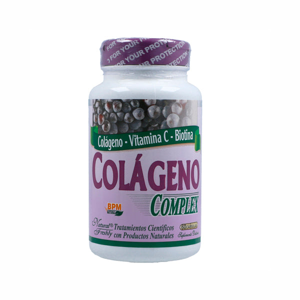 HYDROLYZED COLLAGEN COMPLEX PLUS VITAMINA C X 60 CAPSULAS