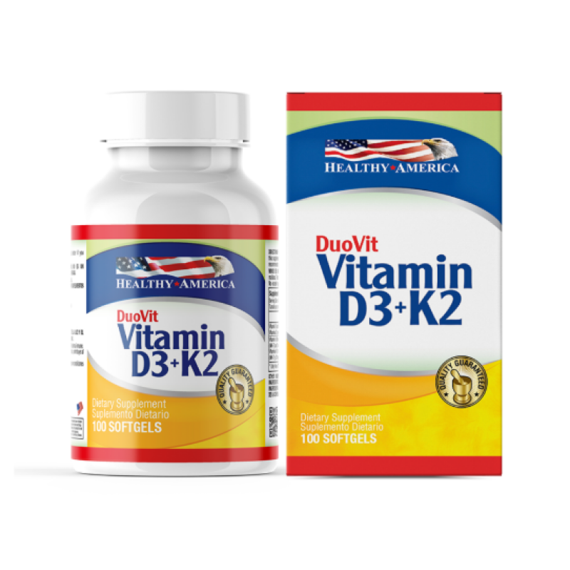 VITAMINA D3 + K2 X 100 CAPSULAS BLANDAS