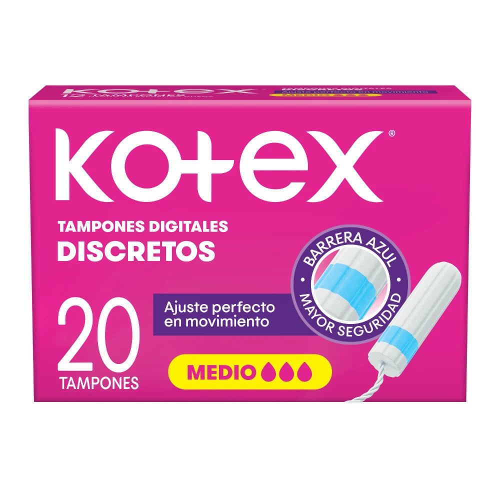Tampones Kotex Digital Medio