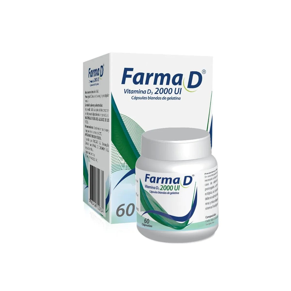 FARMA D 2,000 UI X 60 TABLETAS