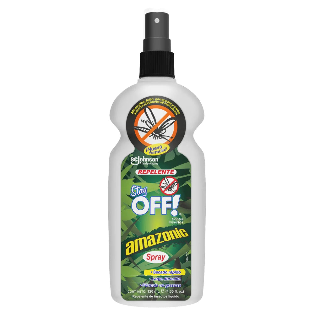 Repelente Stay Off Spray Amazonic 120 ml