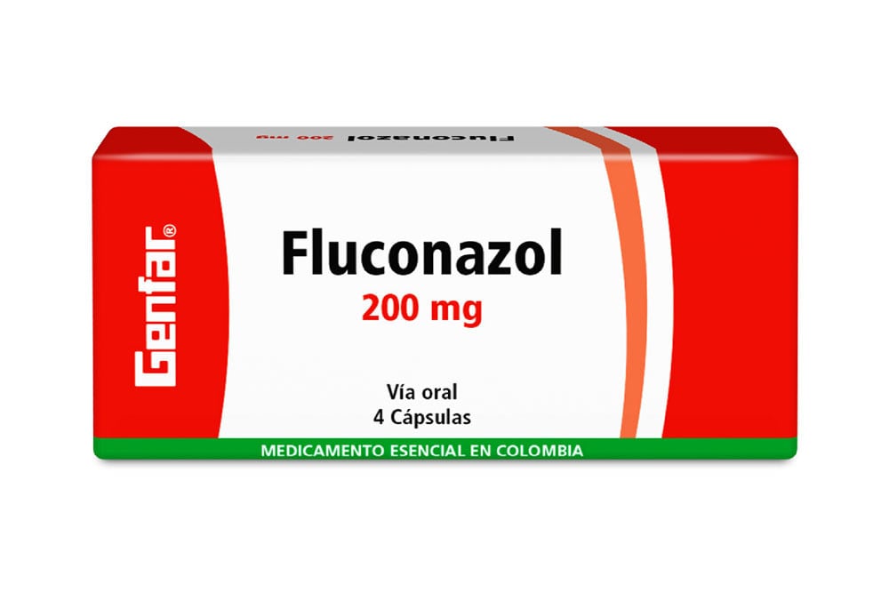 FLUCONAZOL DE 200 MILIGRAMOS CAJA DE 4 CAPSULAS GENFAR