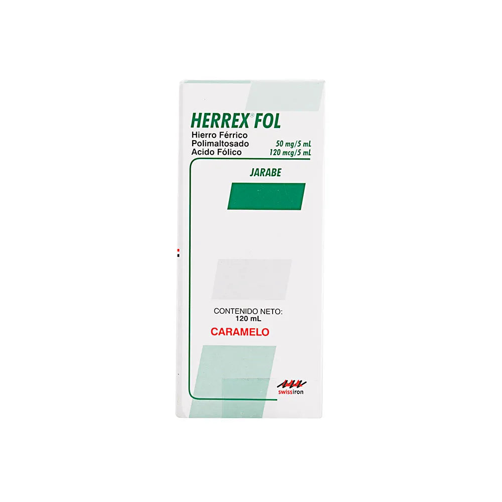 HERREX FOL JARABE CARAMELO  DE 120  ML