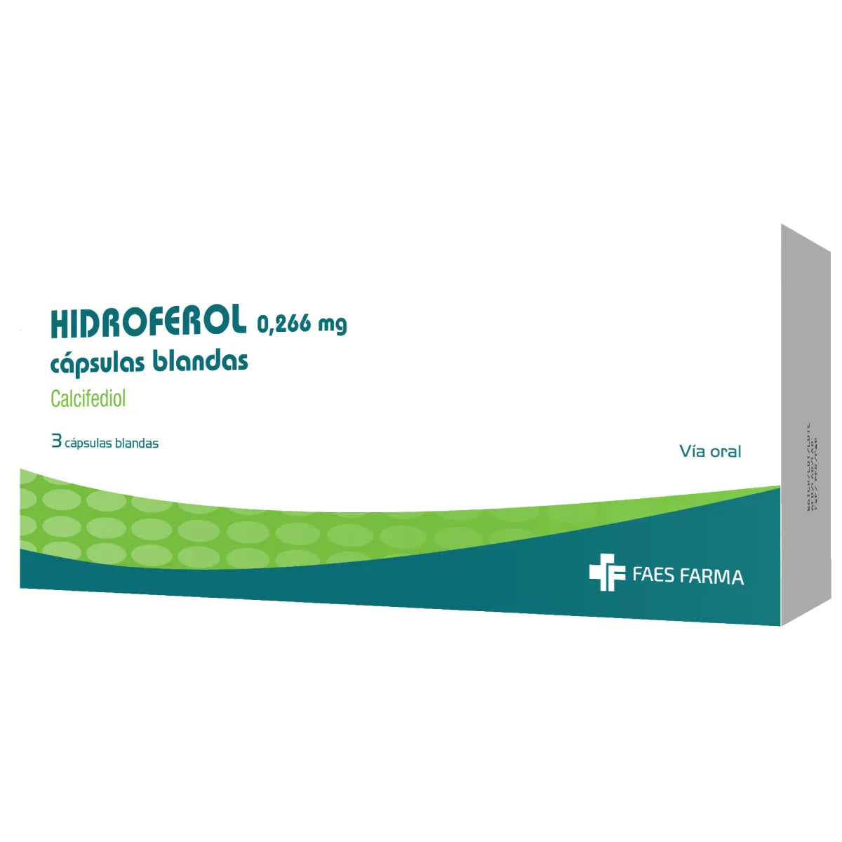 HIDROFEROL 0,266 MG X 3 CAPSULAS BLANDAS FAES FARMA