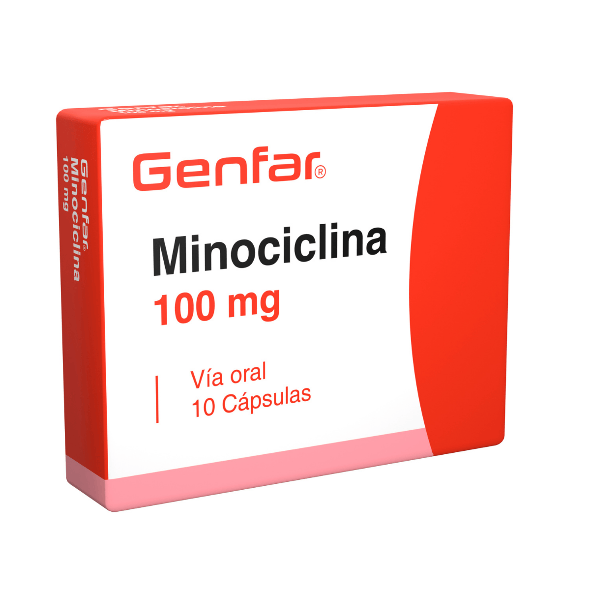 MINOCICLINA 100 MG X 10 CAPSULAS GENFAR