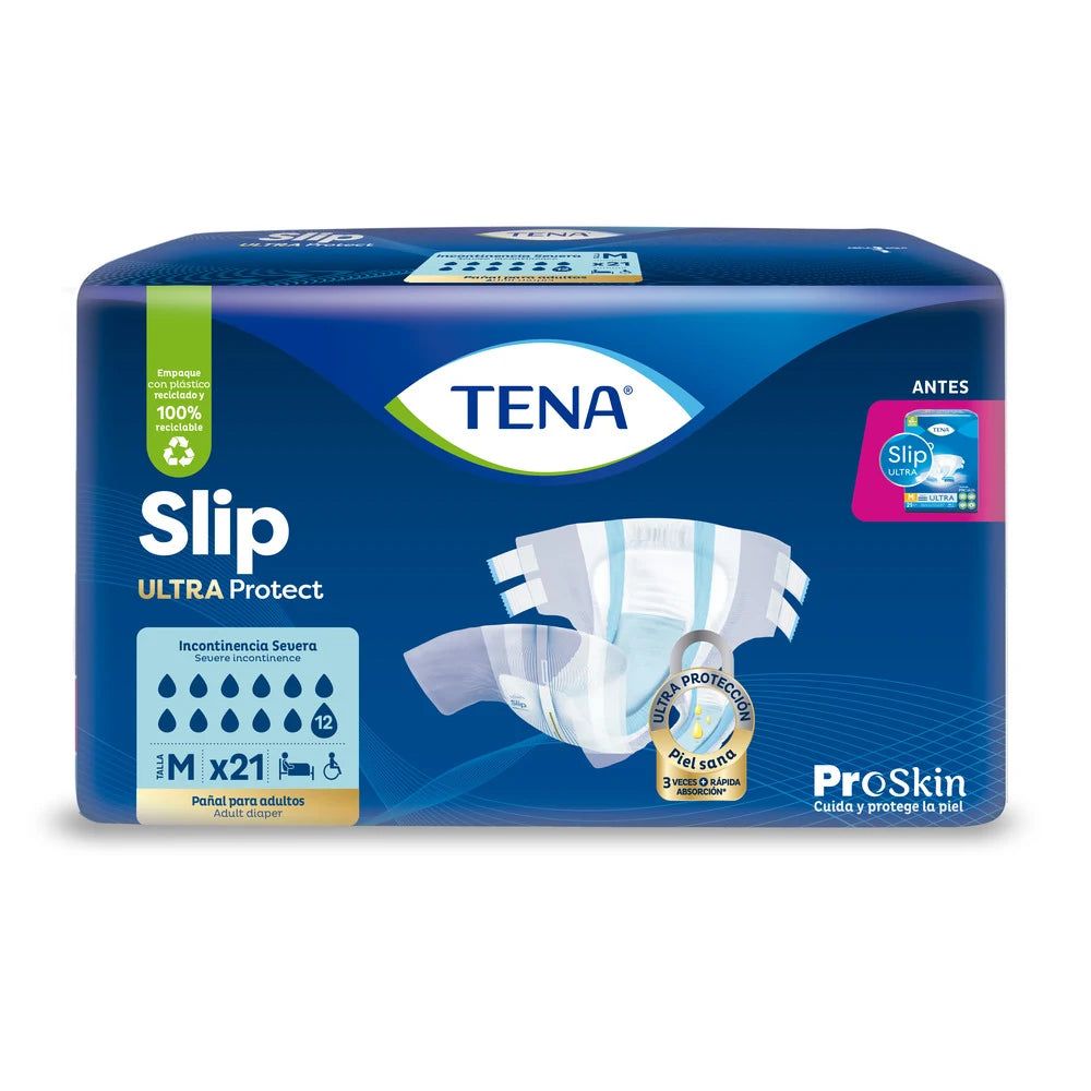 Pañales Tena Slip Ultra Talla M 21 Unidades