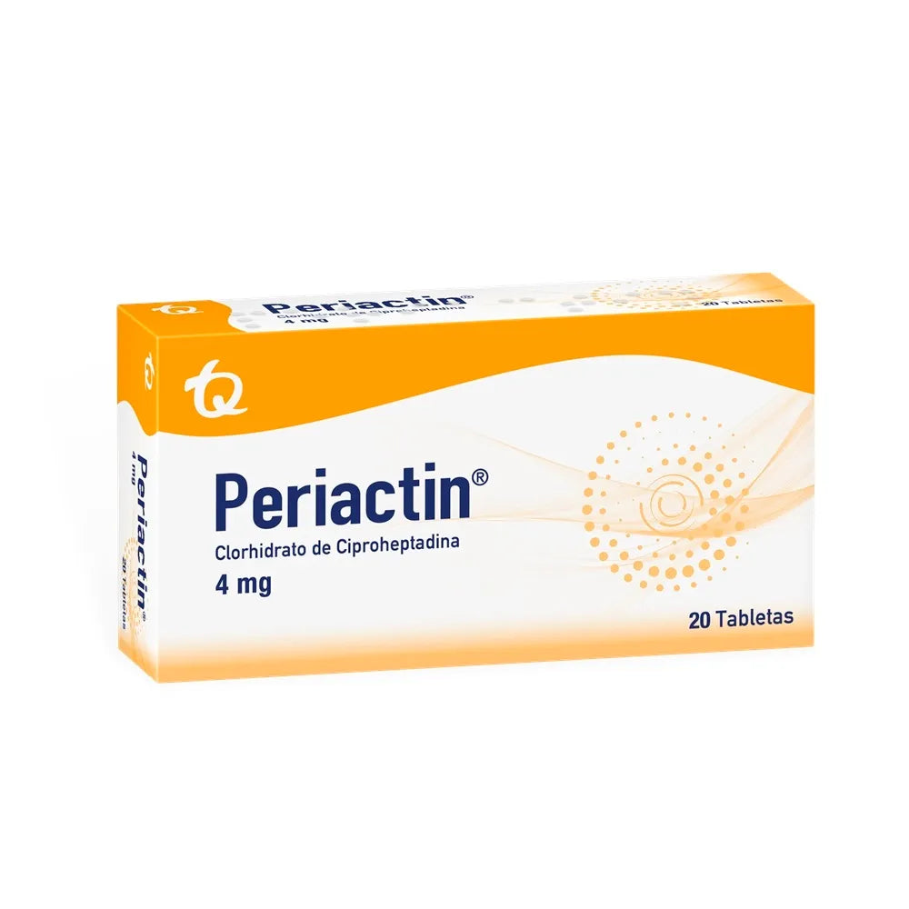 PERIACTIN 4 MG X 20 TABLETAS