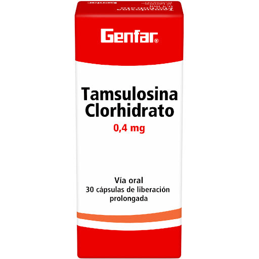 TAMSULOSINA GENFAR 0,04 MG X 30 CAPSULAS