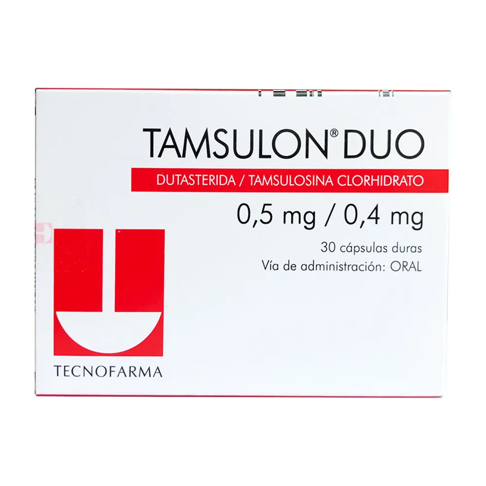 TAMSULON DUO (DUTASTERIDE 0,05 / TAMSULINA 0,04) X 30 CAPSULAS TECNOFARMA