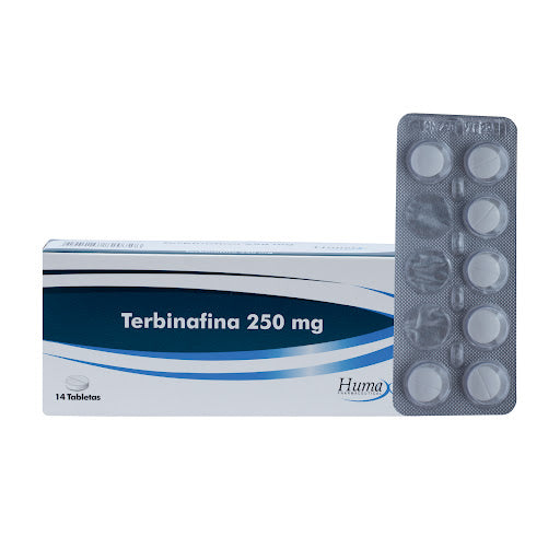 TERBINAFINA 250 MG X 14 TABLETAS HUMAX