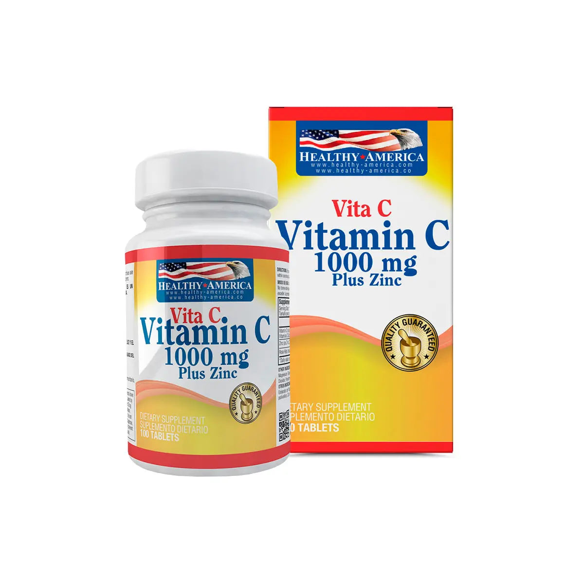 VITAMINA C 1000 MG PLUS ZINC X 100 TABLETAS