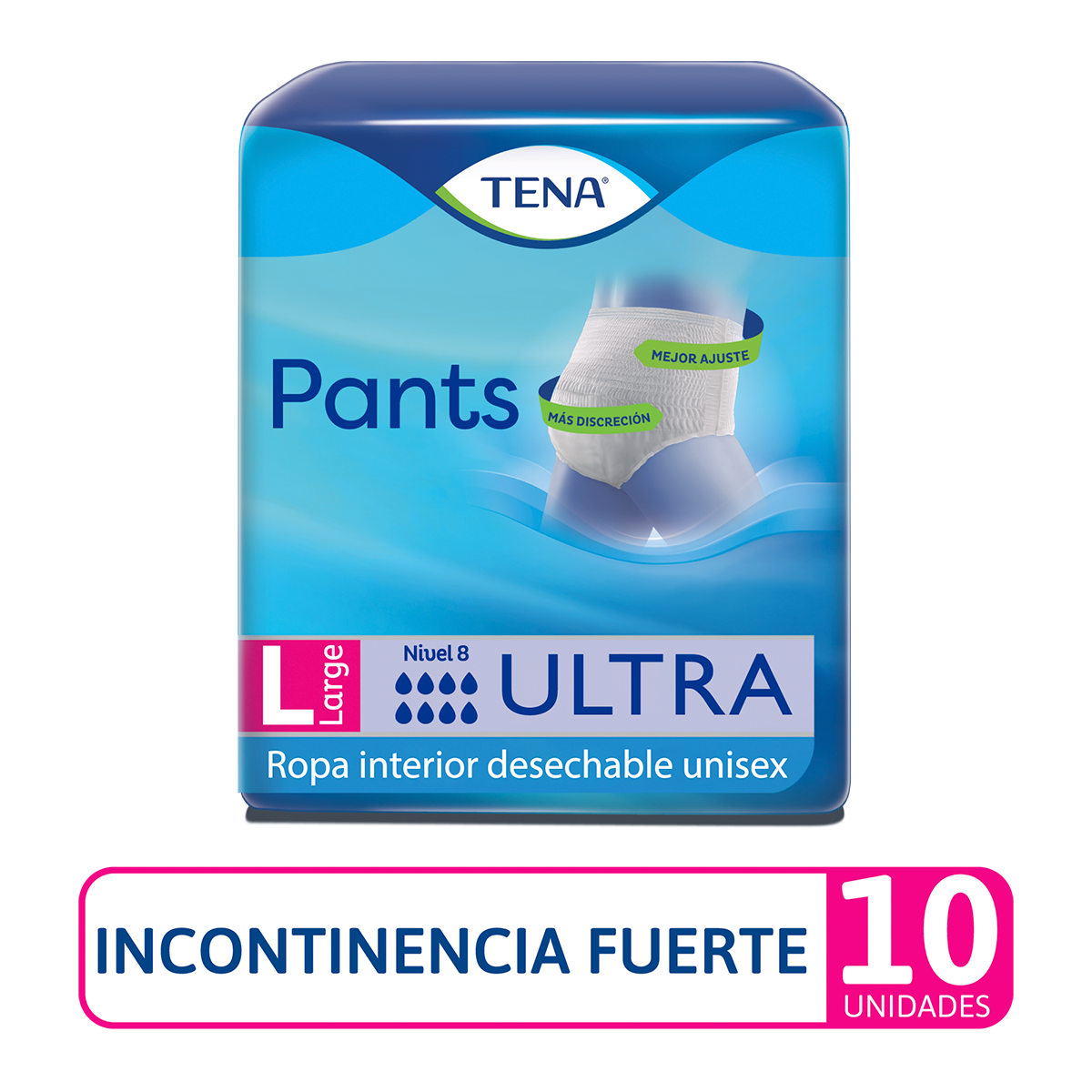 Pañales Tena Pants Ultra Large 20 Unidades