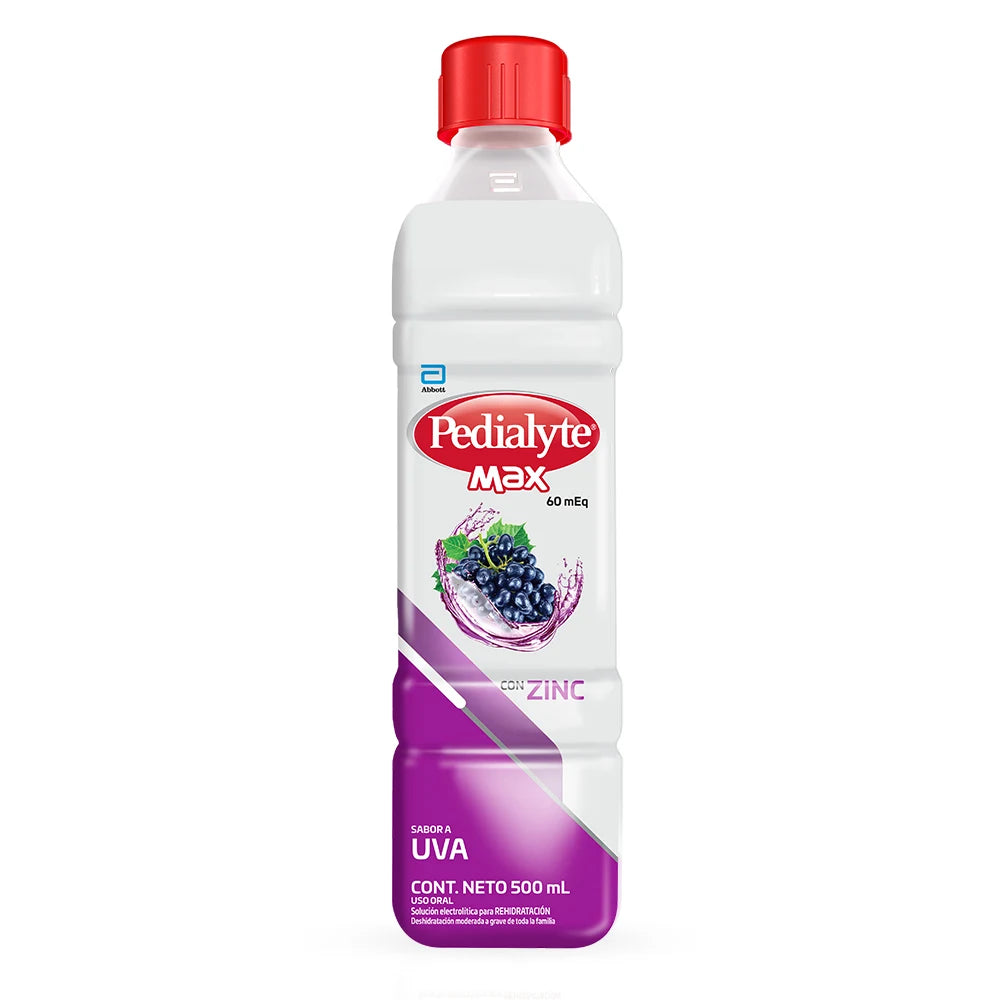 Pedialyte con Zinc Uva 500 ml