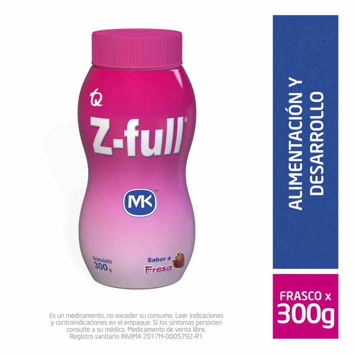 Z-FULL POLVO MK FRESA 300 GRAMOS GRANULADO