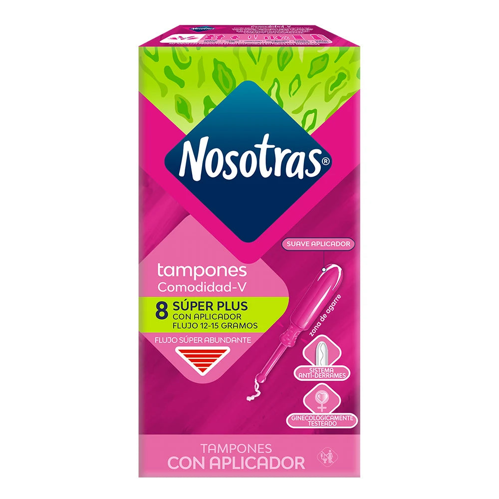 Tampones Nosotras Aplicador Super Plus