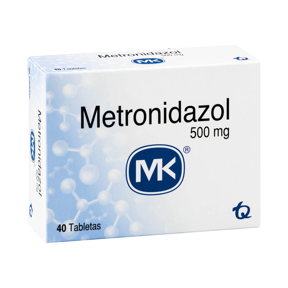 Metronidazol 500 mg 40 tabletas MK