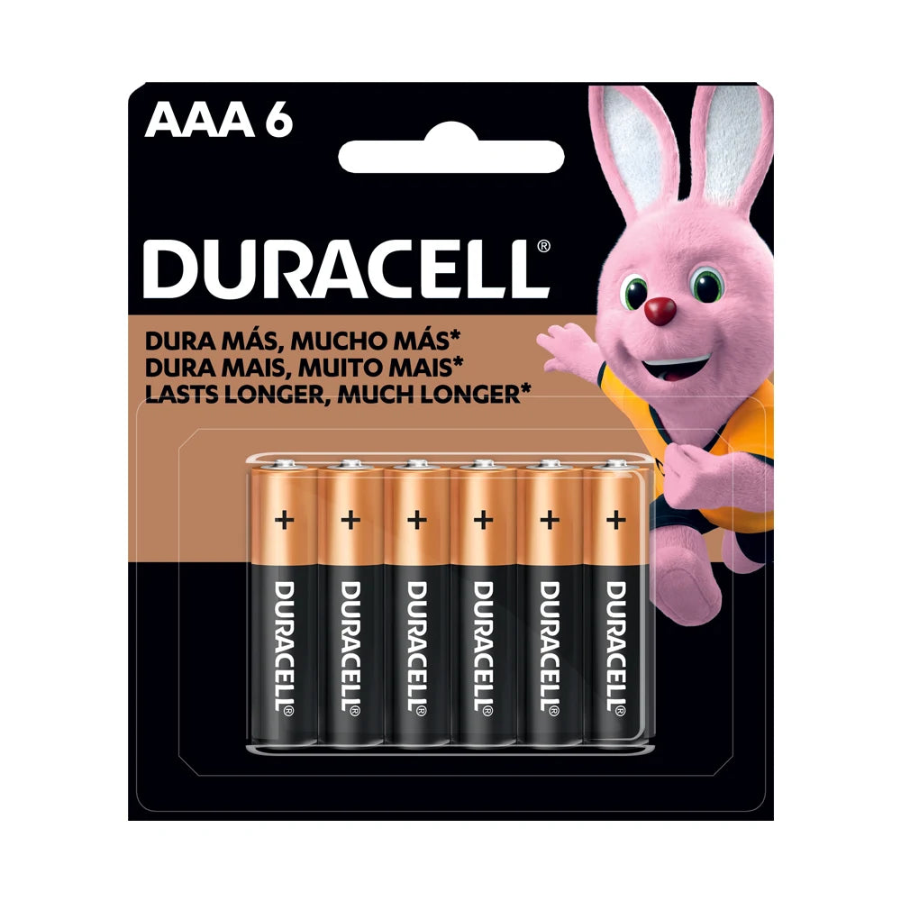 Pila Duracell Alcalina AAA x 6 Unidades
