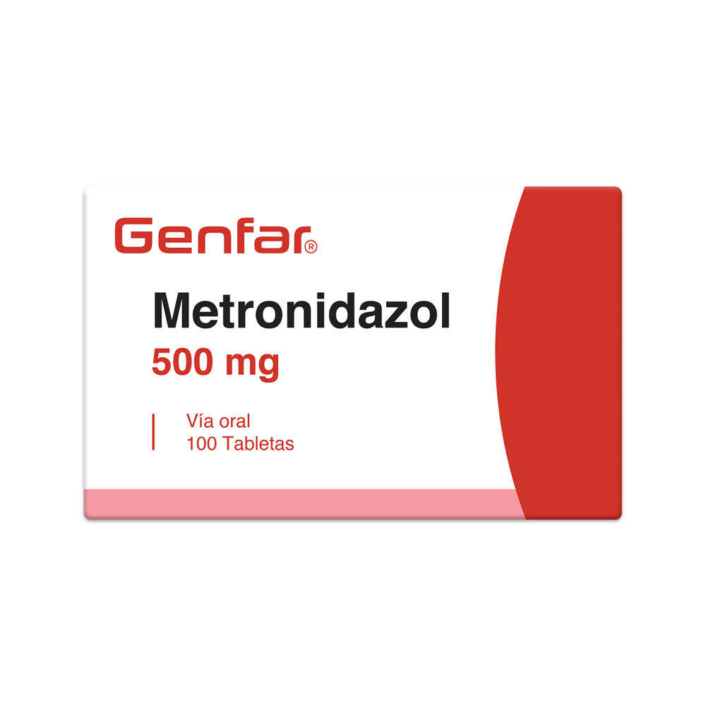 Metronidazol 500 mg 100 tabletas GF