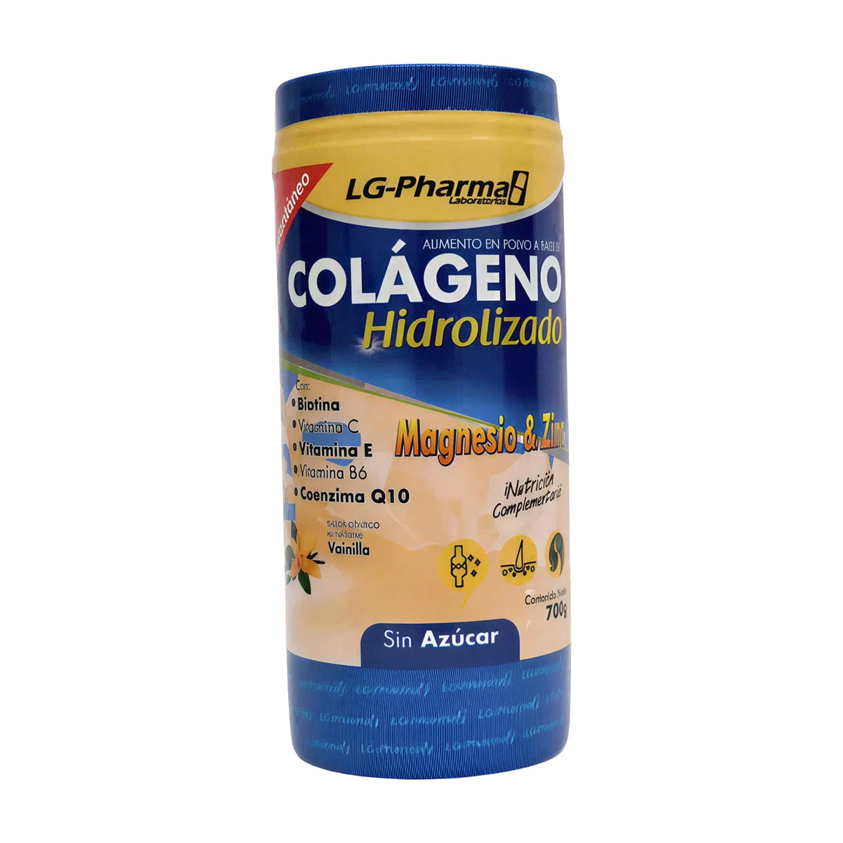 Colágeno Hidrolizado LG-Pharma Lab 700 g Vainilla
