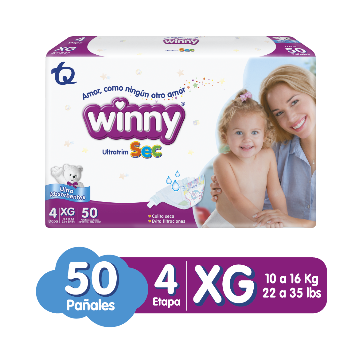 Winny Pañales Ultratrim Sec Etapa 4 XG x 50