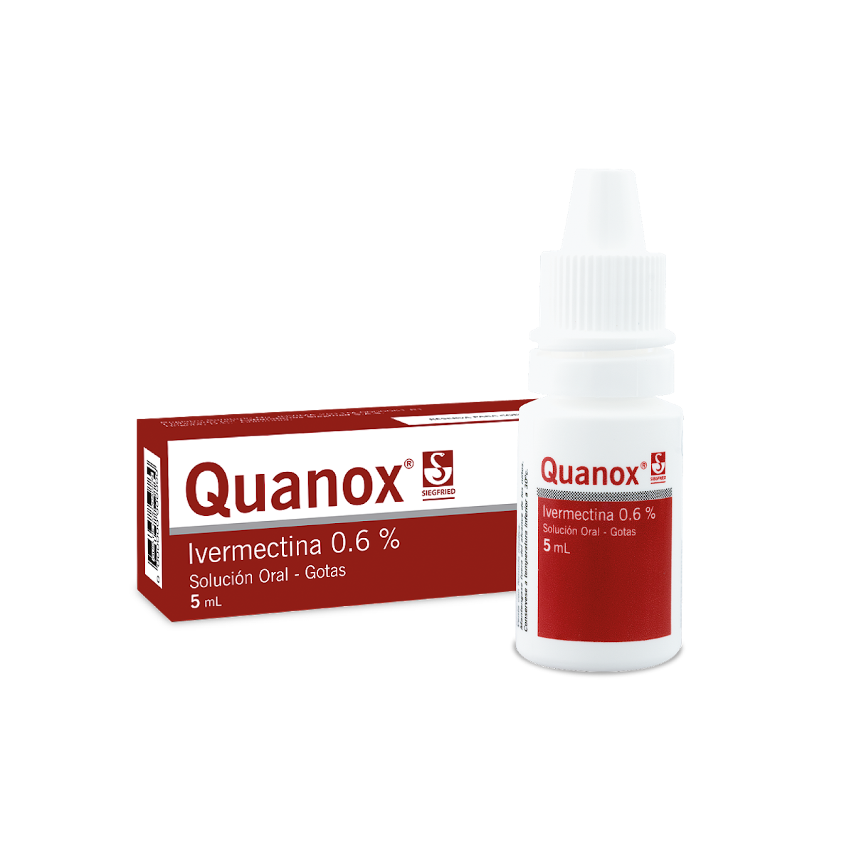 Quanox ivermectina 0.6% gotas 5 ml