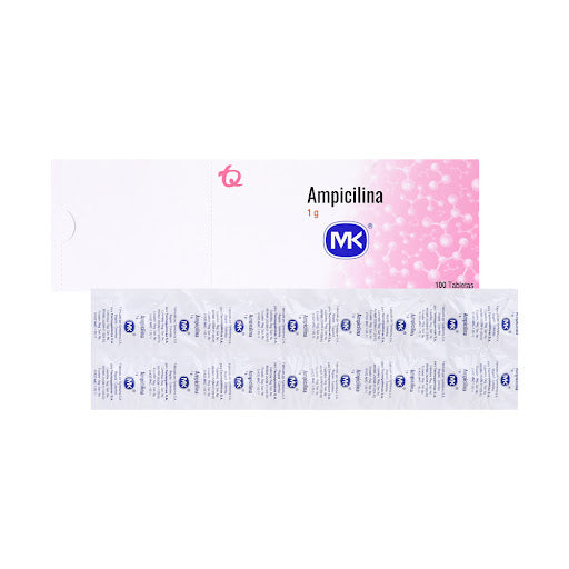 AMPICILINA DE 1 GRAMO MK X 100 TABLETAS
