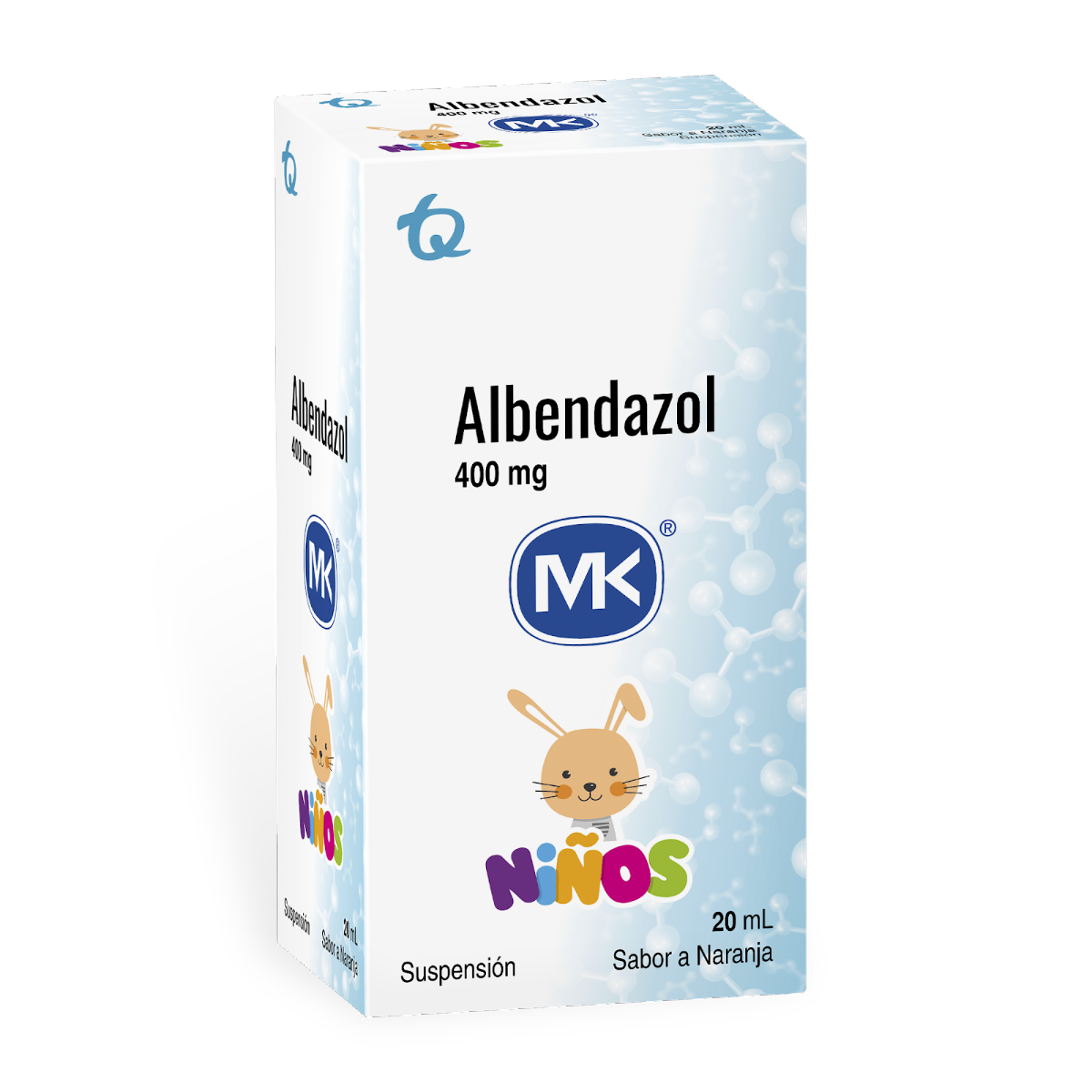 Albendazol 400 mg suspensión MK
