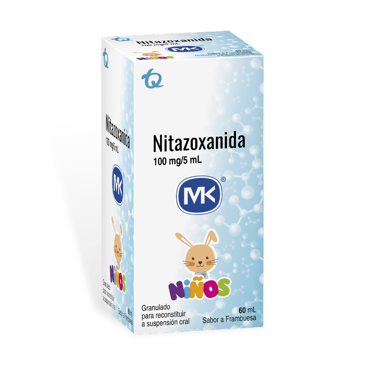 Nitazoxanida 100 mg/5 ml 60 ml MK