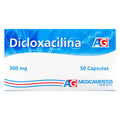 RX - Dicloxacilina 500 mg 50 Cápsulas AG