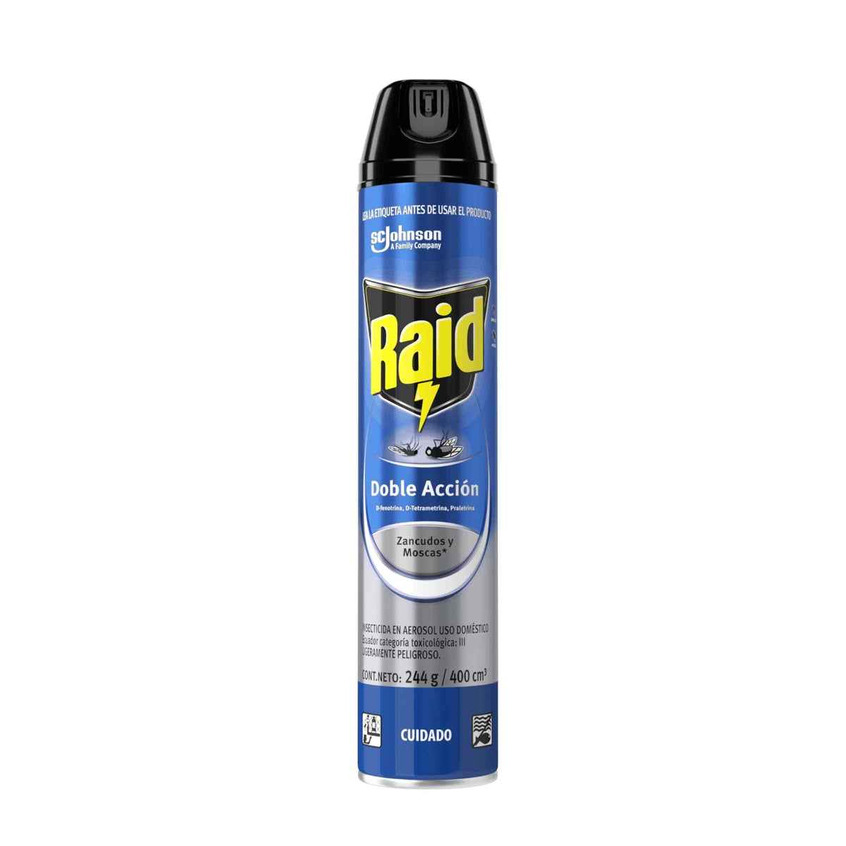 2 Raid Aerosol Elimina Voladores 400 ml