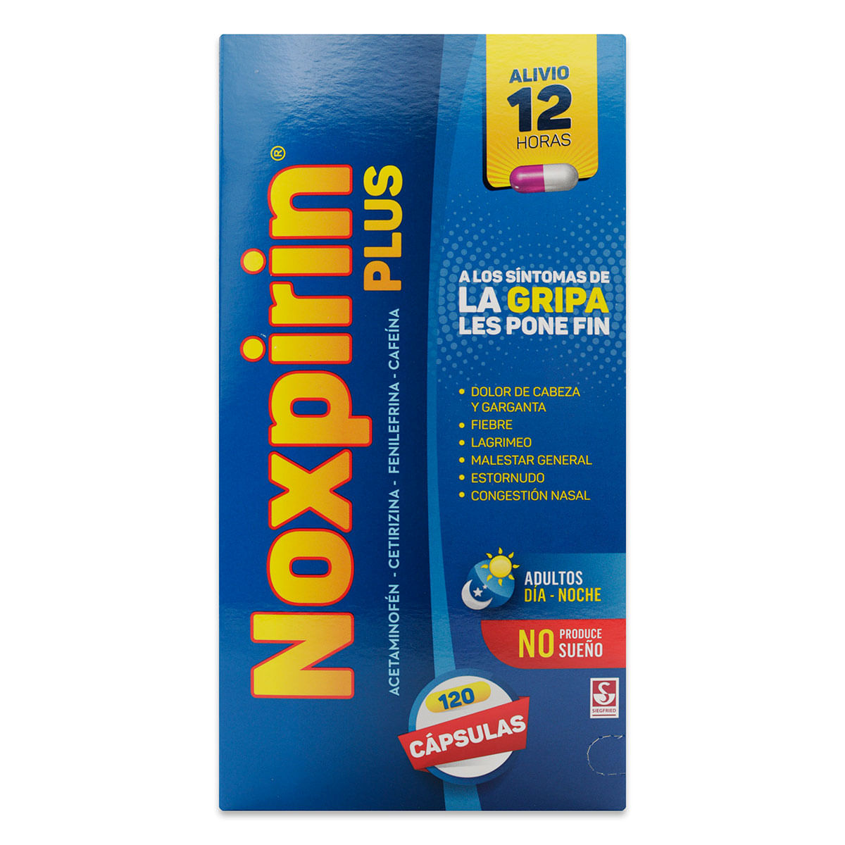 Noxpirin Plus 120 Cápsulas
